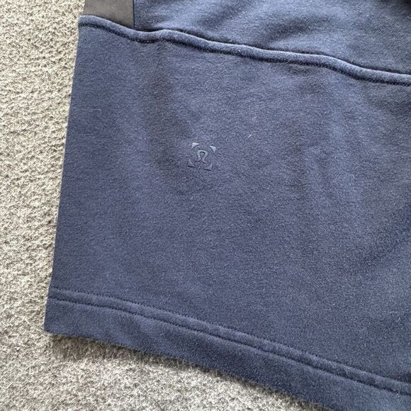 Lululemon Shorts Mens Large City Commute Sweat French Terry Black Blue Run Gym - Picture 6 of 8